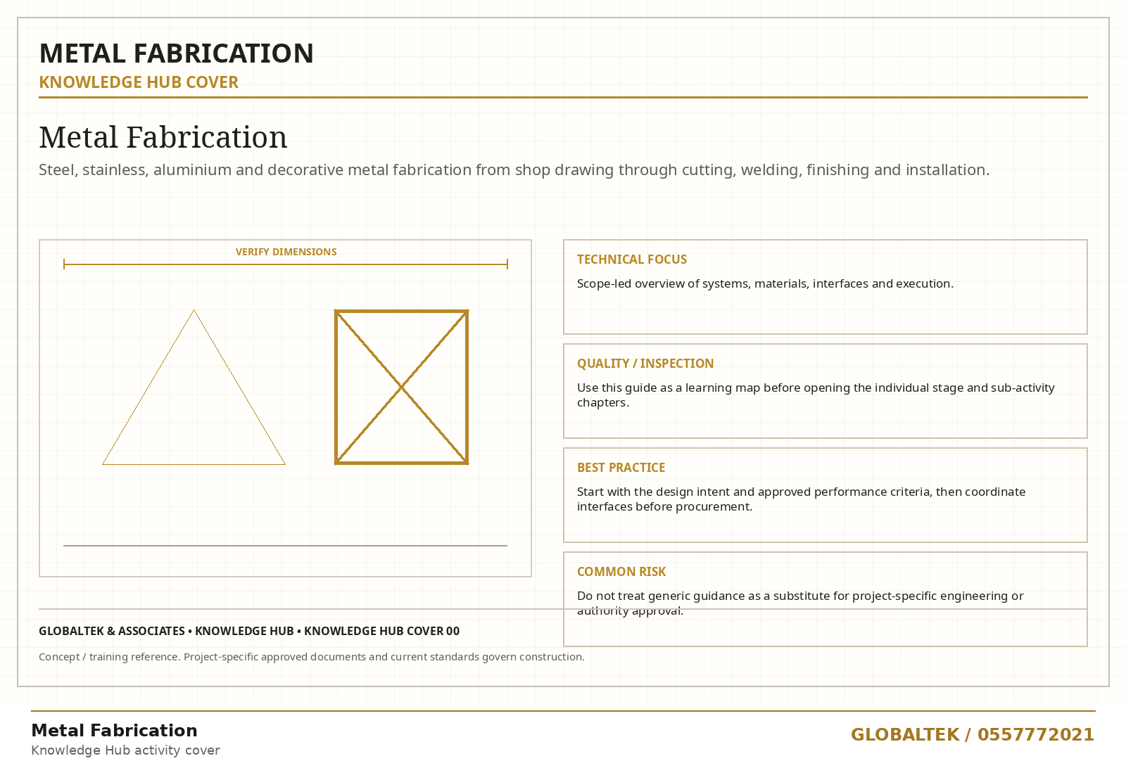 Metal Fabrication technical plate