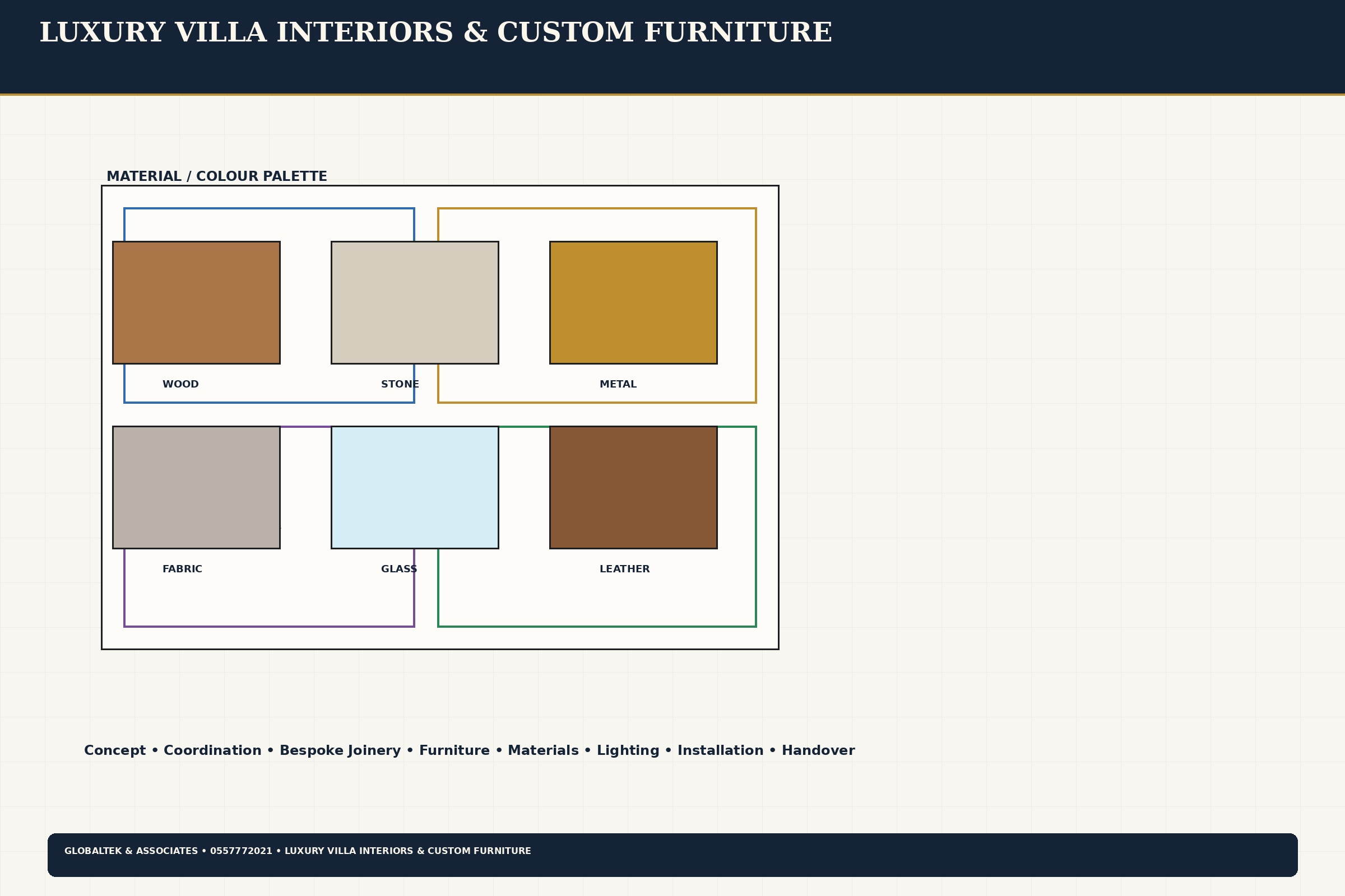 Luxury Villa Interiors & Custom Furniture